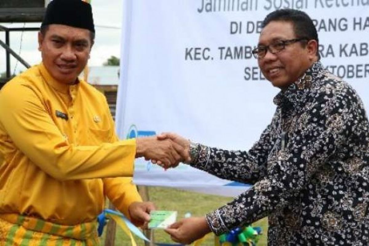 Rokan Hulu Miliki Desa Sadar BPJS Ketenagakerjaan 