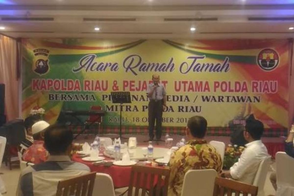 Temu Ramah dengan Wartawan, Kapolda Riau: Kami Siap Dikoreksi Media