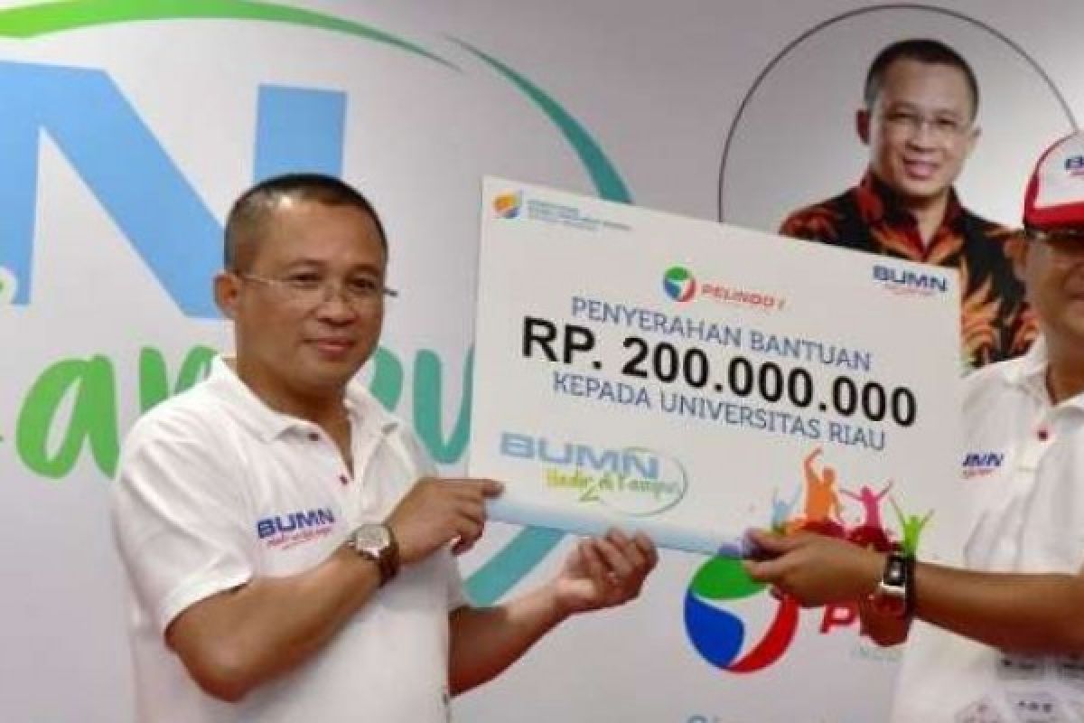 Universitas Riau Terima Bantuan Pendidikan Rp400 Juta Dari Dua BUMN