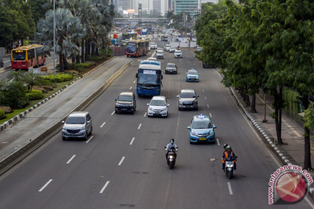 Perayaan Imlek, jalanan Jakarta terpantau lancar