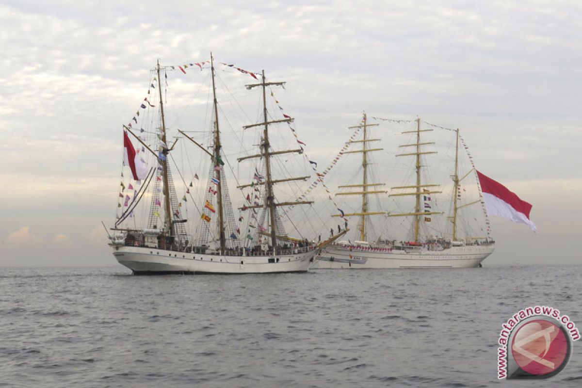 KRI Dewaruci bergabung untuk Sail Sabang 2017