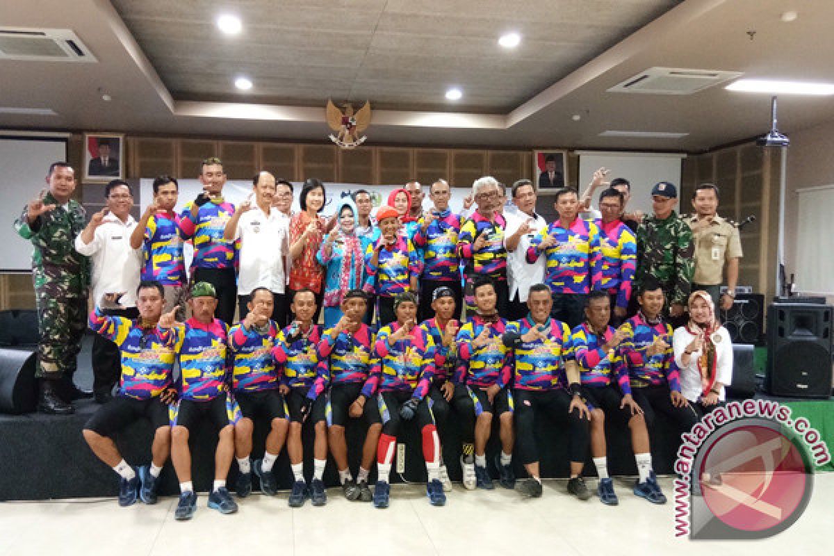 "Tour De Sabang--Jakarta" Tiba di Bandarlampung