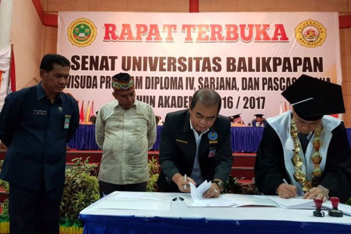 BNNP Kaltim Gandeng Universitas Balikpapan Giatkan Program P4GN