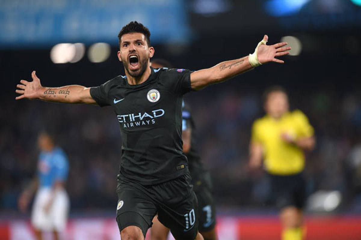 Aguero terancam absen vs Stoke City