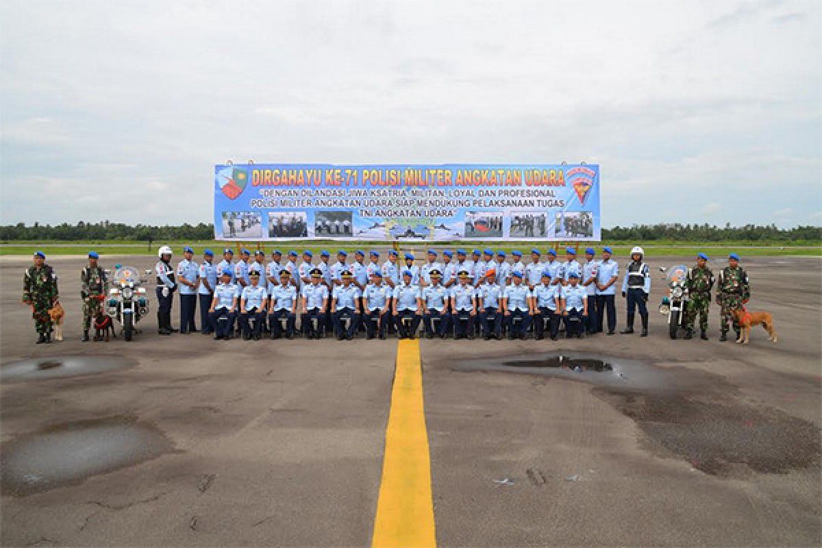 Lanud Supadio Peringati HUT Ke-71 Pomau