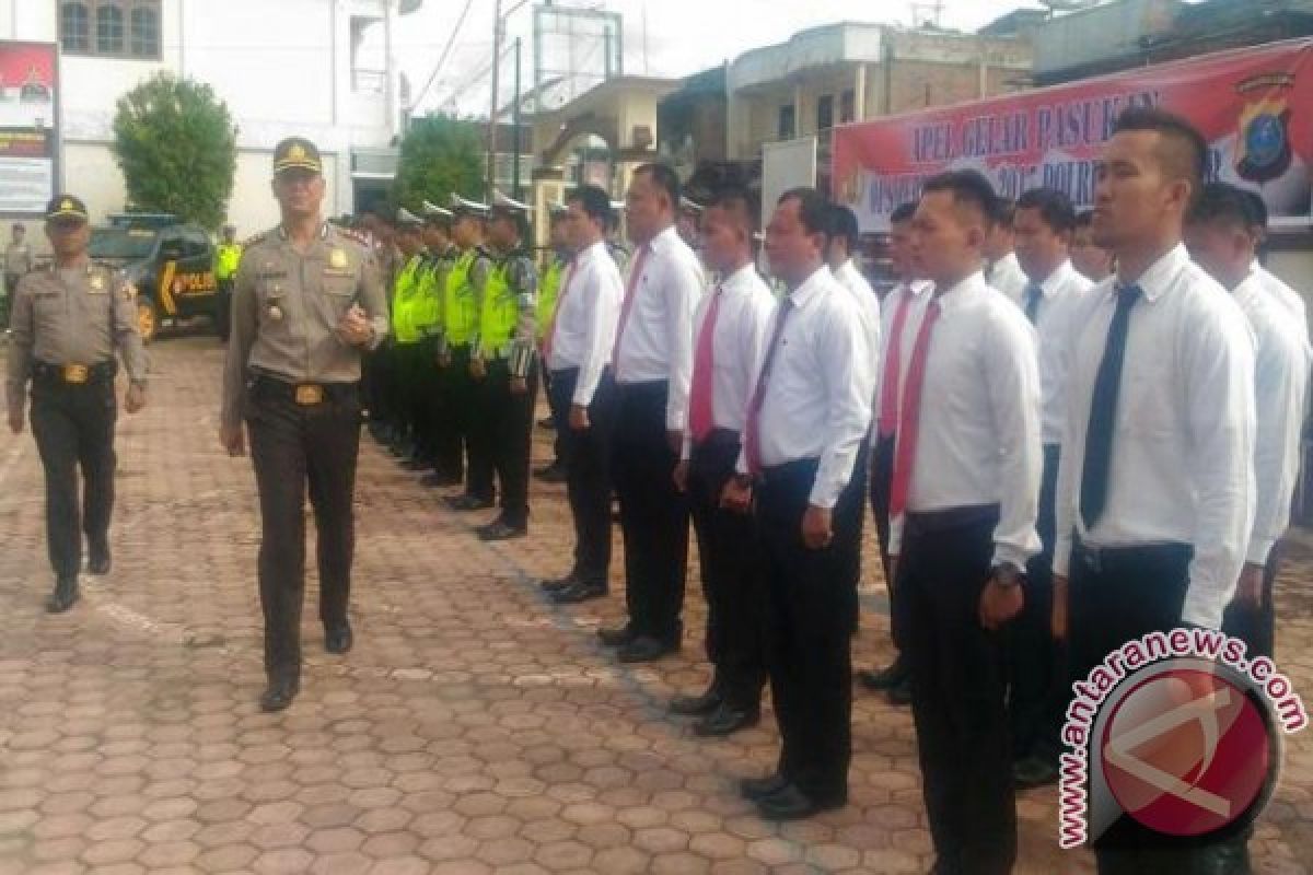 Polres Samosir Apel Pasukan Operasi Zebra Toba