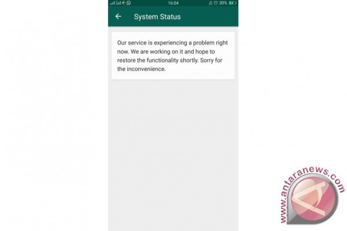 Ternyata! Layanan Whatsapp Sempat Down, Apa Penyebabnya?