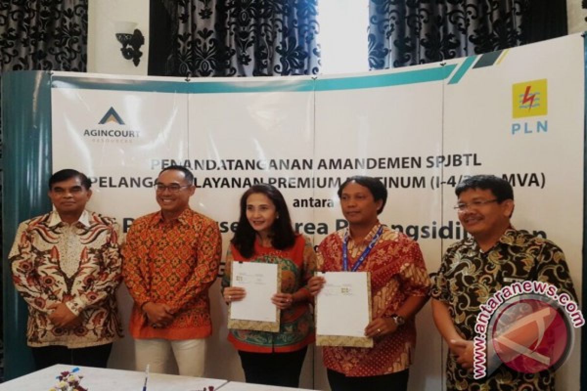 Tambang Emas Martabe Dapat Pasokan Listrik 30,01 MW 