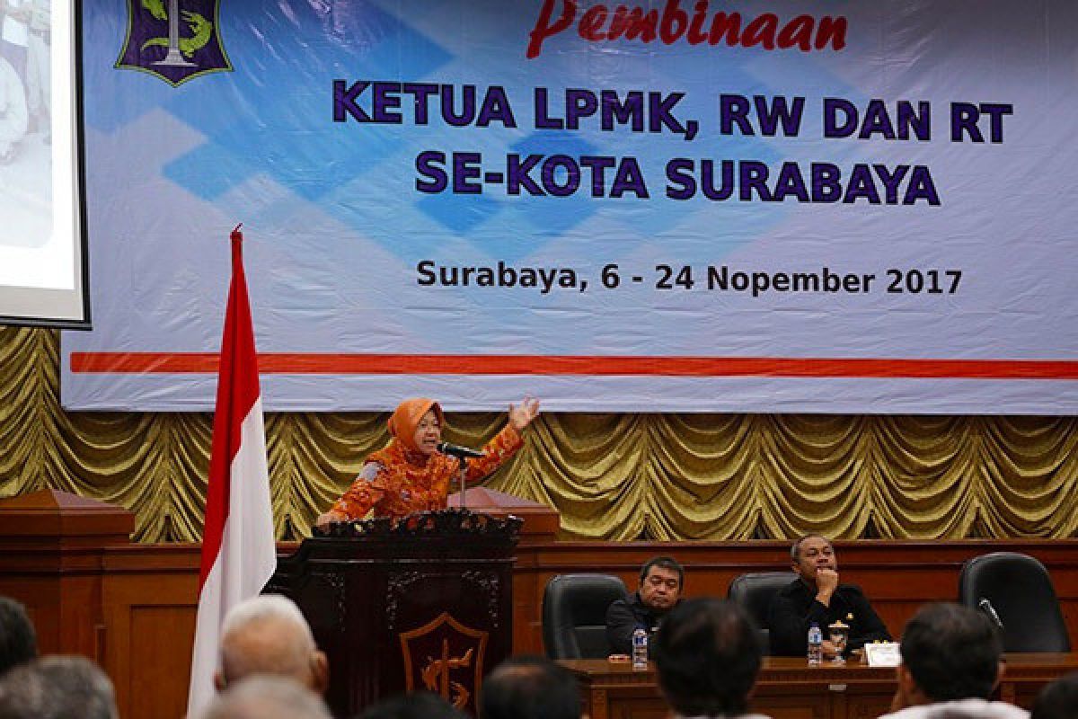 Risma Minta RT/RW se-Surabaya Memudahkan Kebutuhan Masyarakat