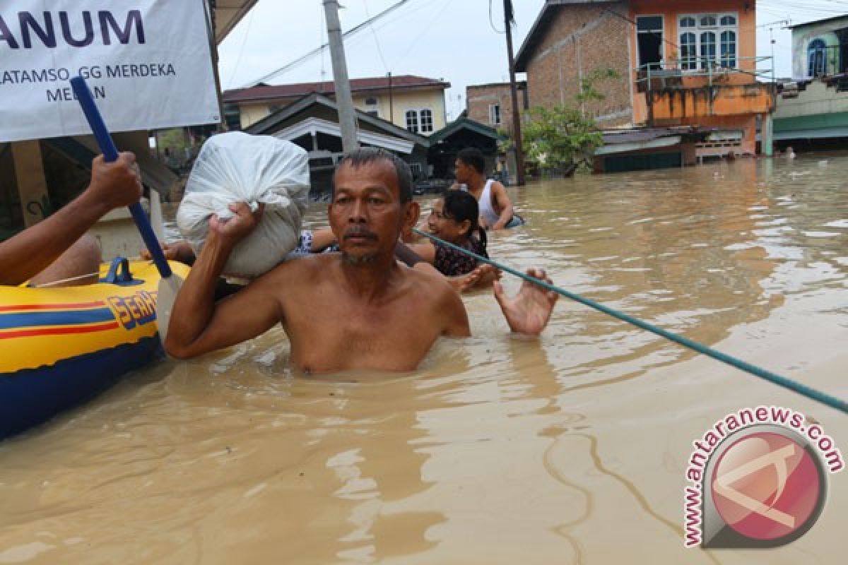 230 rumah di Serdang Bedagai tergenang banjir