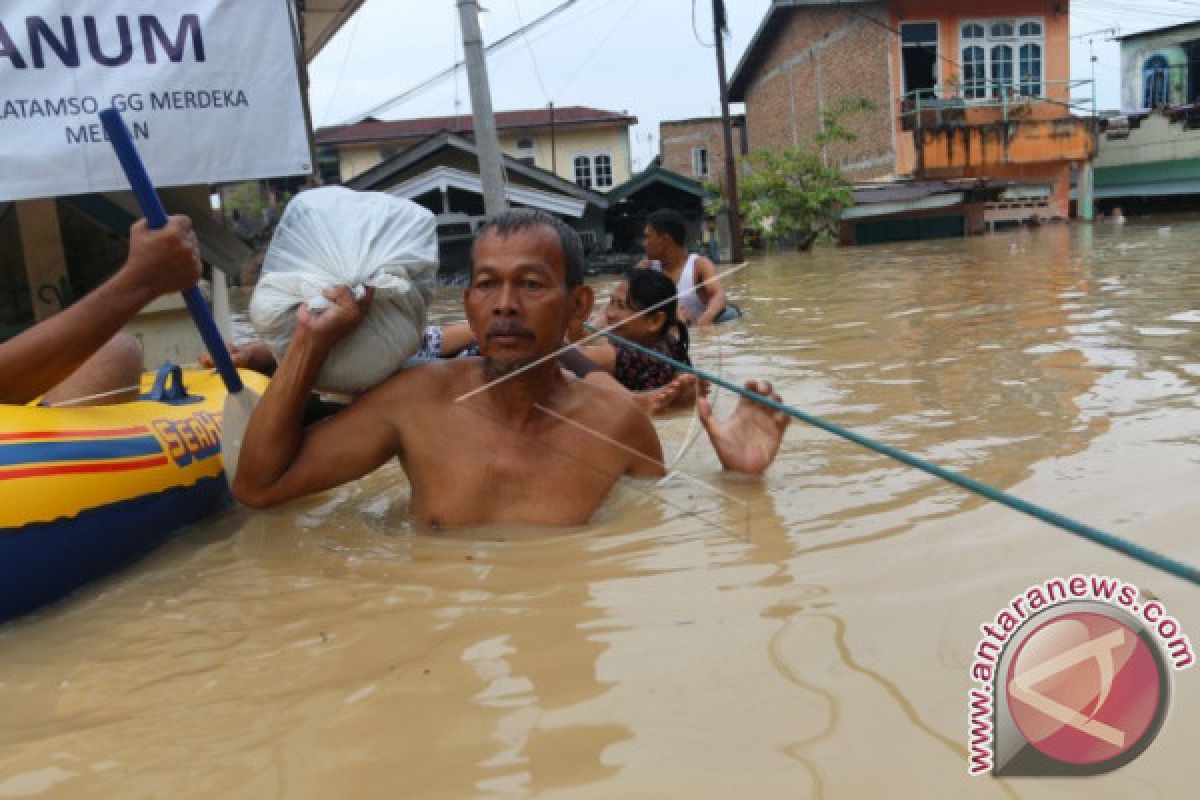 Banjir Kepung Lima Kecamatan di Aceh Jaya 