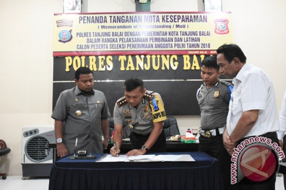 Polres-Pemkot MoU Seleksi Calon Anggota