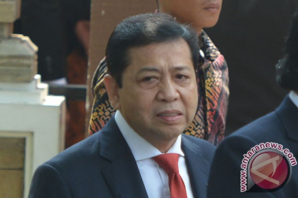 KPK puts House Speaker Setya Novanto under detention
