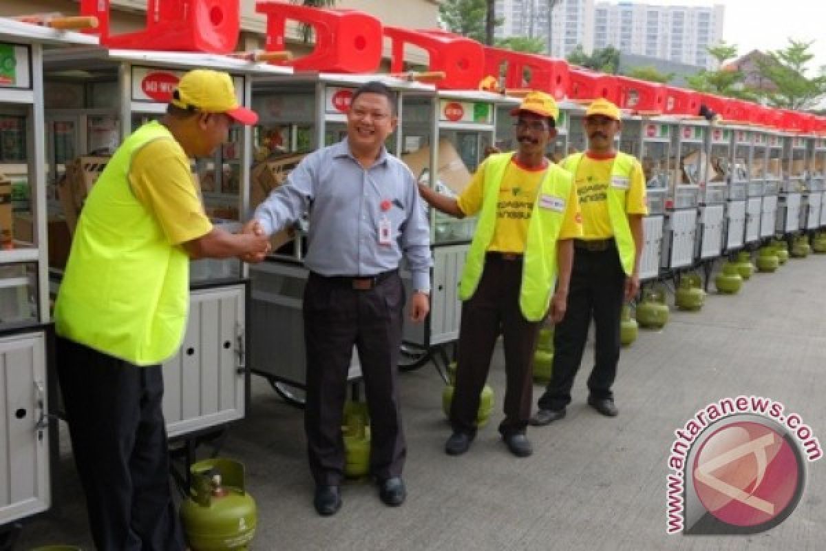 50 pedagang bakso dapat bantuan dari PT Miwon