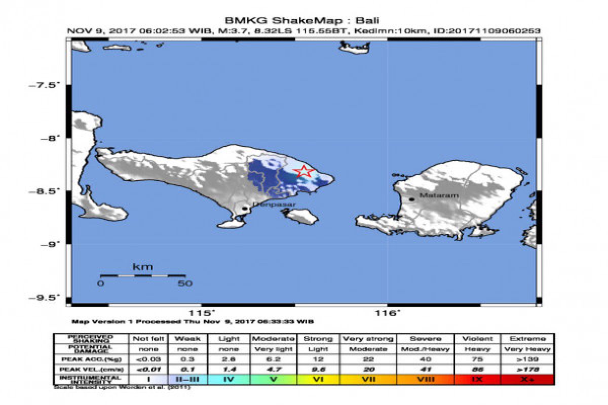 Gempa Bumi Guncang Lampung dan Bali 