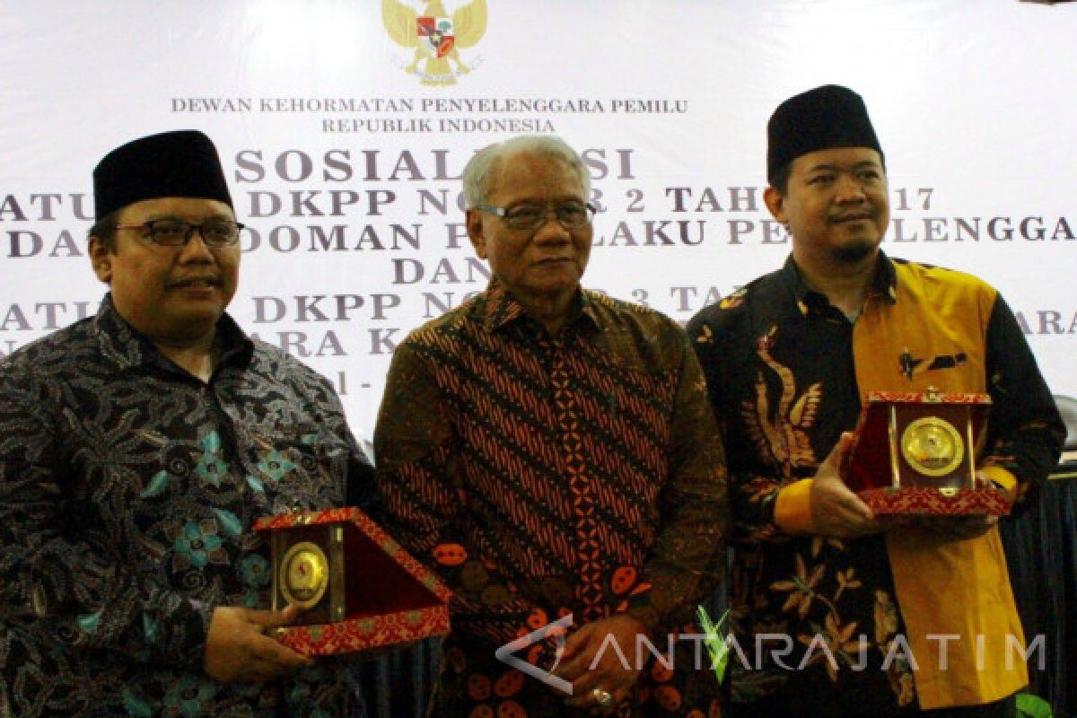 KPU-Bawaslu Jatim Siap Tindak Lanjuti Peraturan DKPP