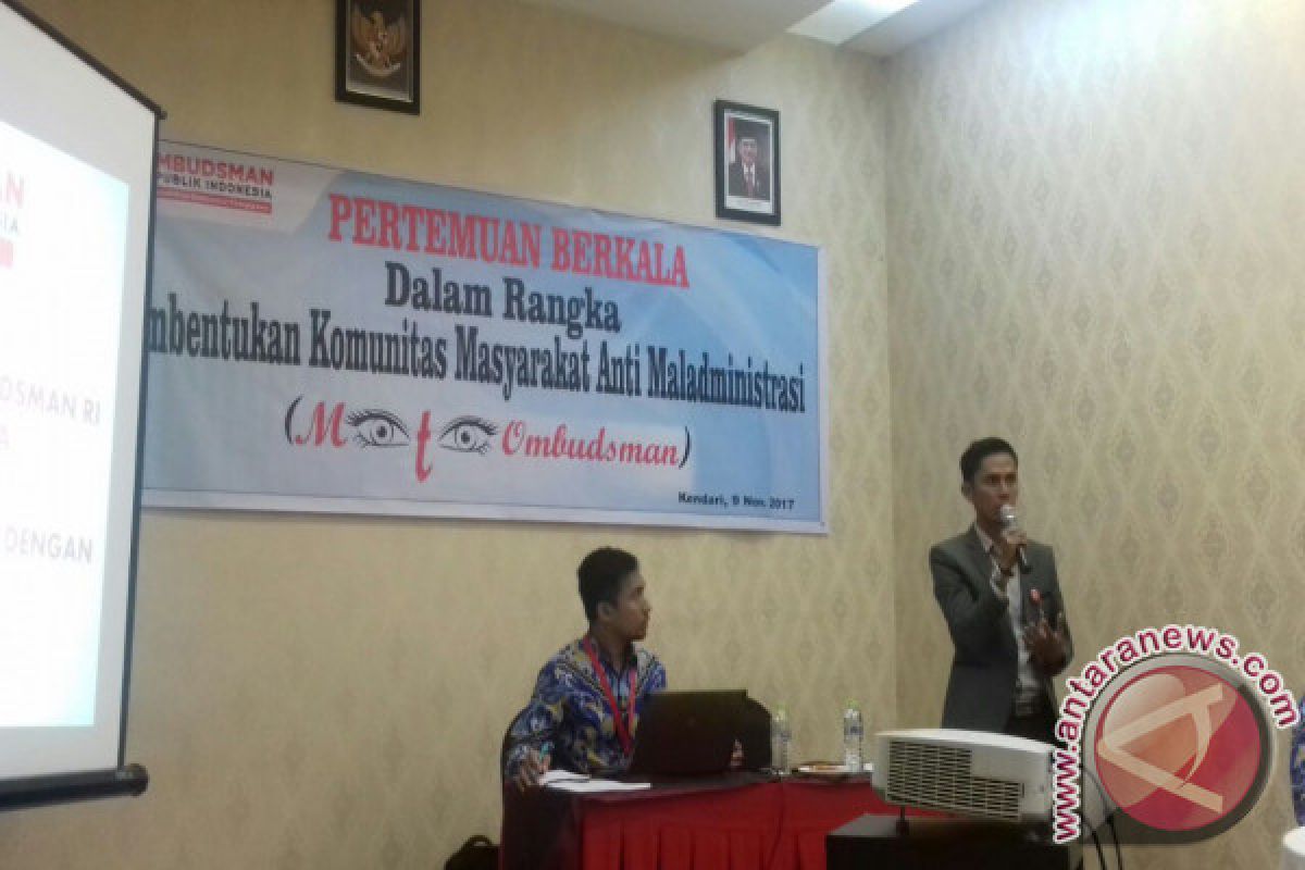 Ombudsman : Kendari Menjadi Pelapor Terbanyak Maladministrasi