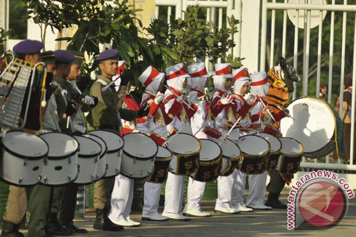 Drumband STPP Bogor Meriahkan Hari Pangan Se-Dunia