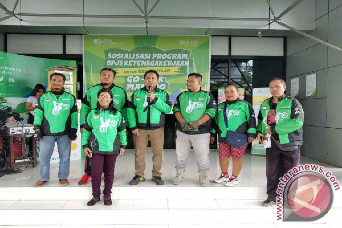BPJS-TK Lindungi Ribuan "Gojek" di Manado