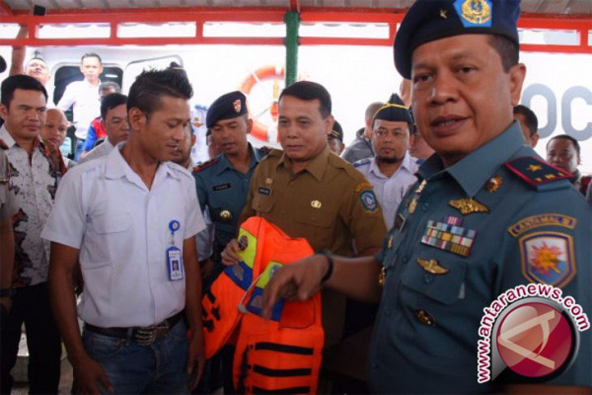 Lanal Dabo Sosialisasi Keselamatan Pelayaran