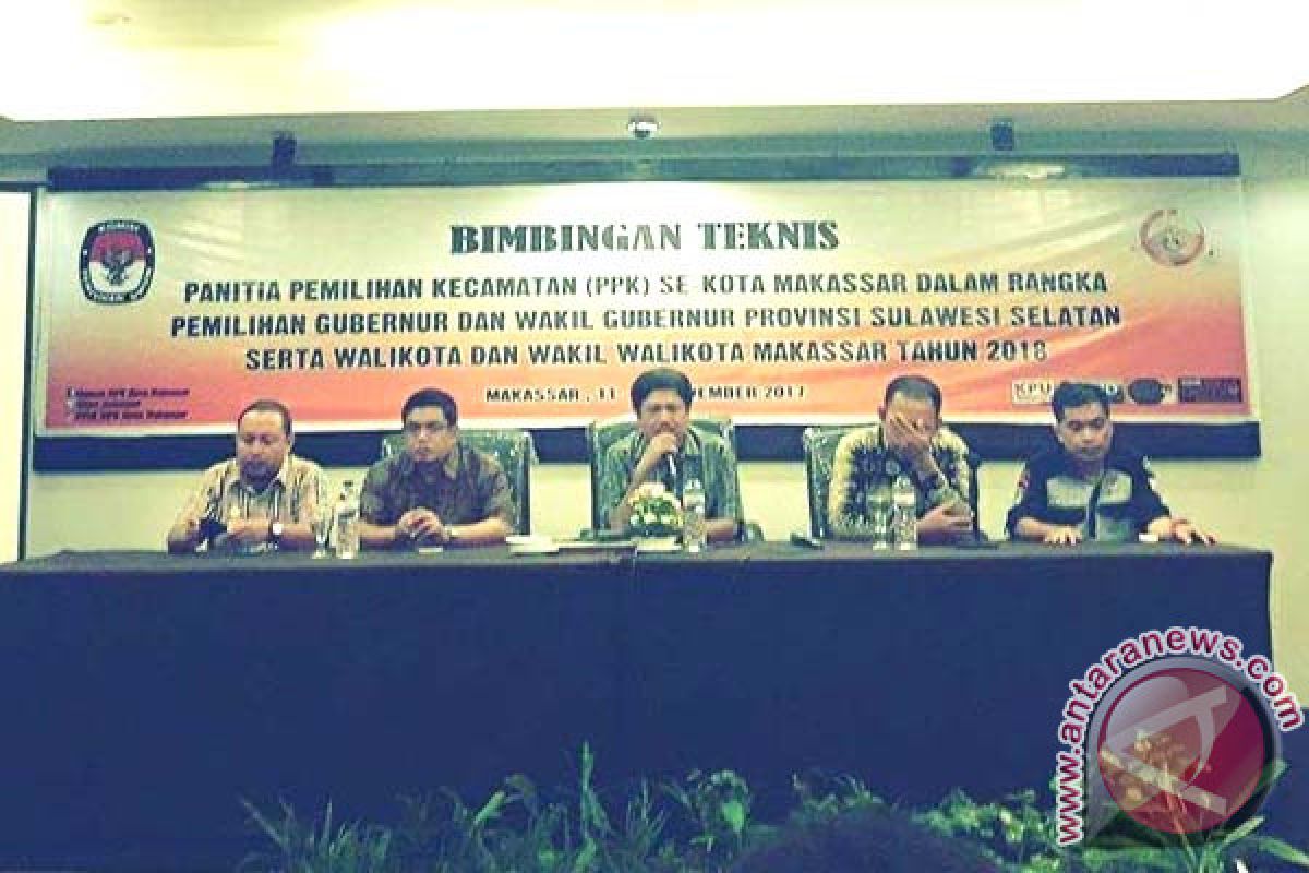 KPU Makassar Gelar Bimtek Untuk PPK-PPS