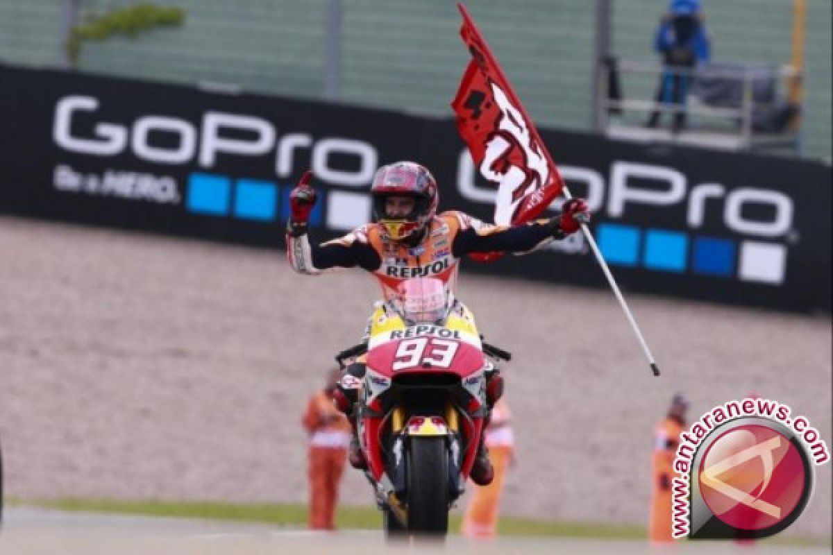 Marc Marquez juara di GP Spanyol dan rebut posisi puncak