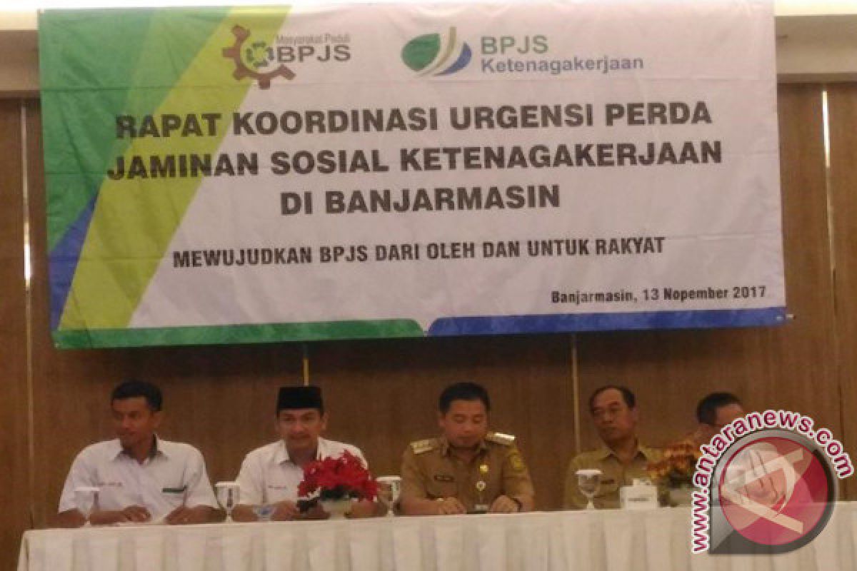 Banjarmasin Rumuskan Perda Jaminan Pekerja