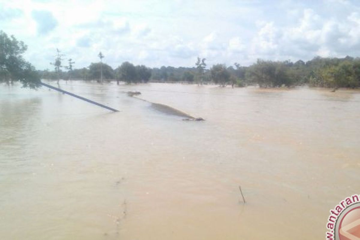 Banjir di Putai Bartim Mulai Surut