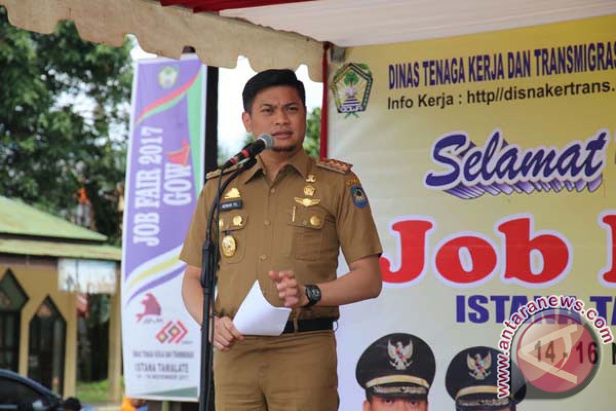 Bupati Gowa Buka Job Fair 2017 