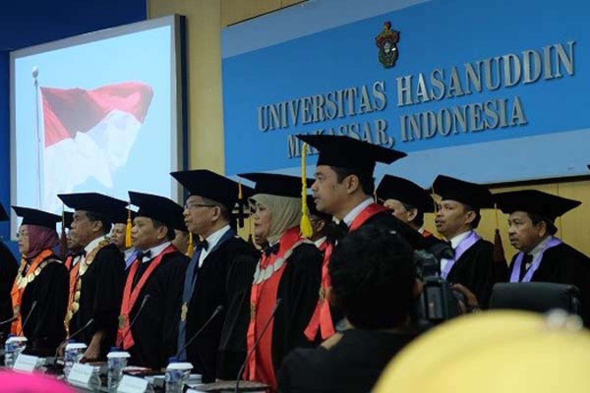 Unhas Tertinggi Cetak Guru Besar Sepanjang 2017 