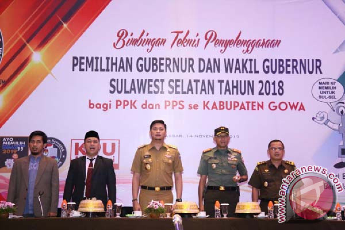 KPU Gowa Gelar Bimtek Untuk PPK-PPS