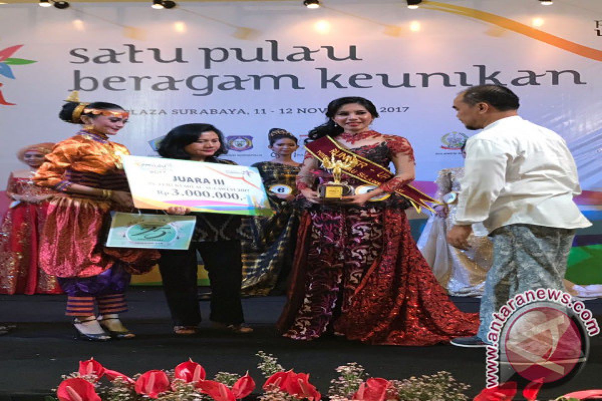 Ribka Dinobatkan Puteri Kemilau Sulawesi 2017