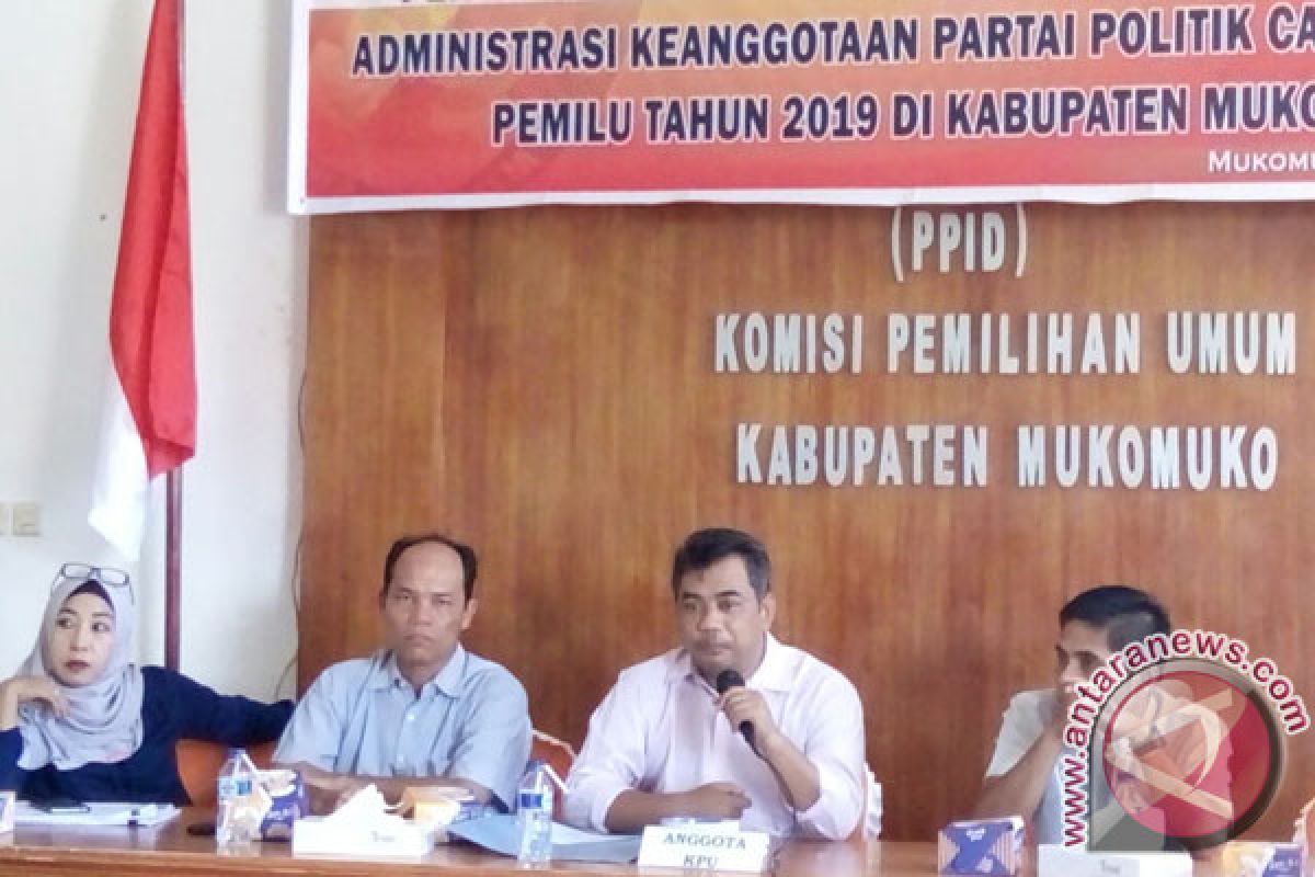 KPU berencana lantik tiga komisioner KPU Mukomuko