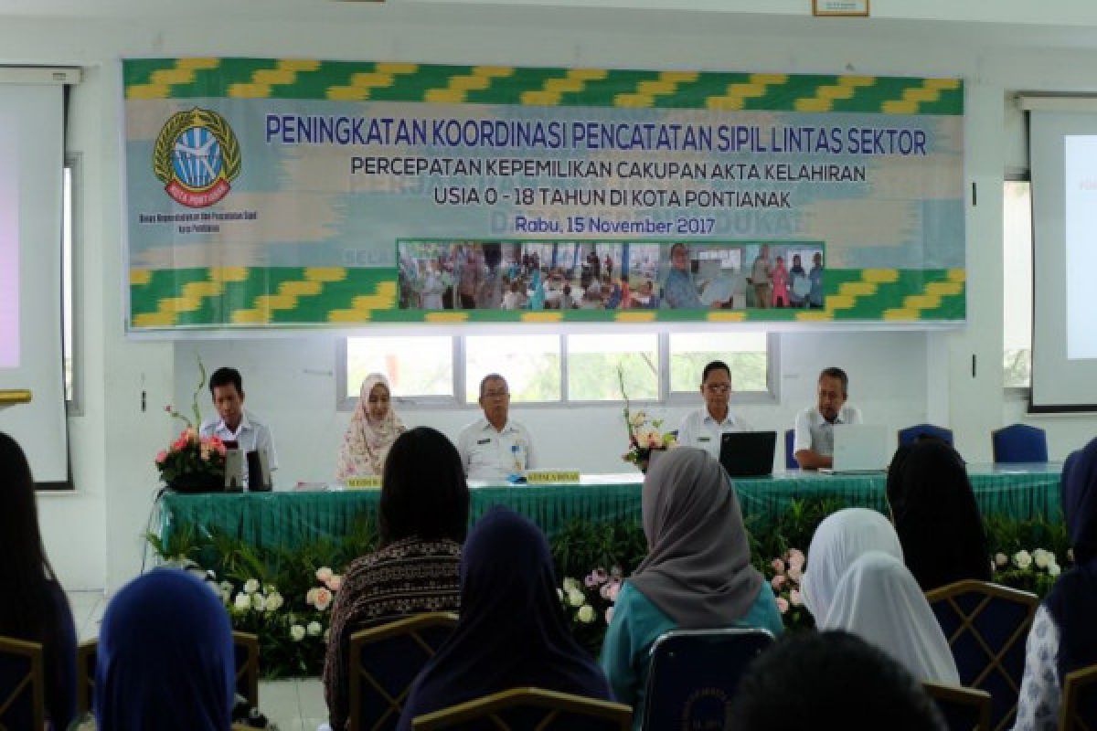 Pontianak Dongkrak Akta Lahir Dengan Program 