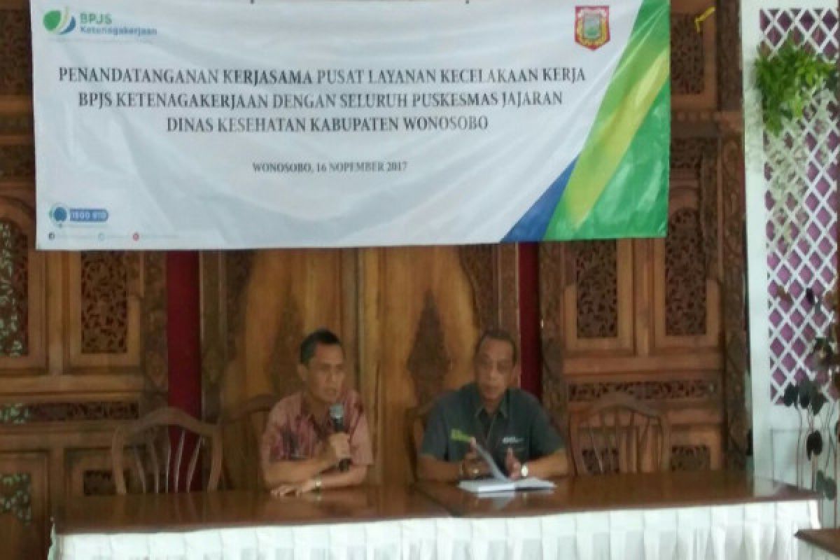 BPJS Ketenagakerjaan Magelang Gandeng 24 Puskesmas di Wonosobo