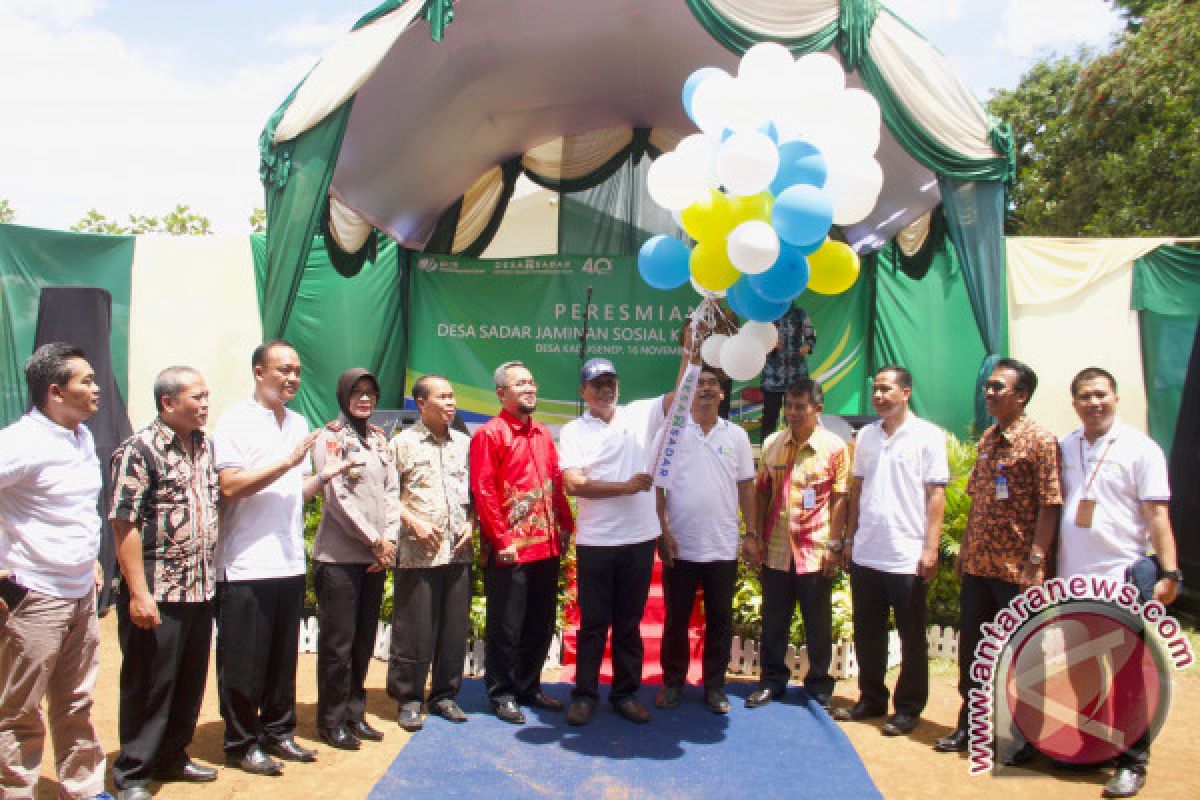 Wabup Canangkan Kadugenep Desa Sadar BPJS Ketenagakerjaan