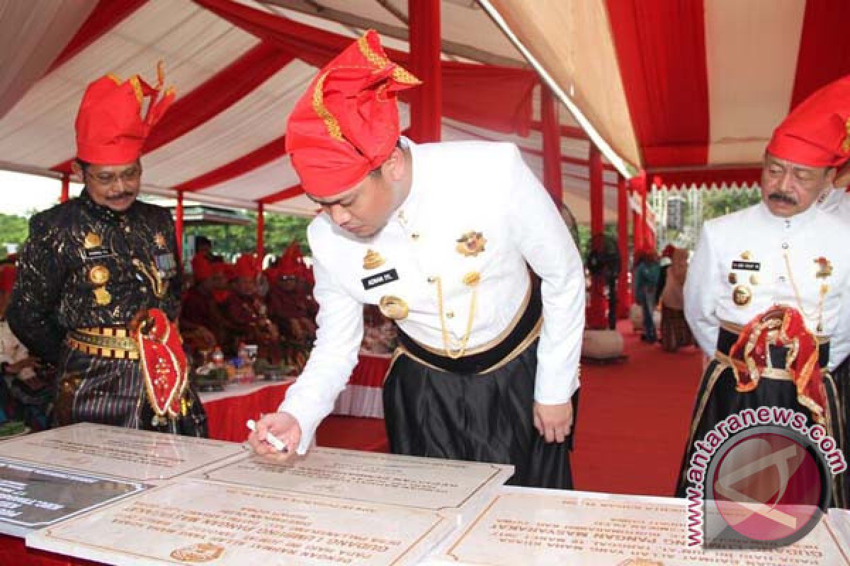 Bupati Tandatangani 12 Proyek Di HUT Gowa 