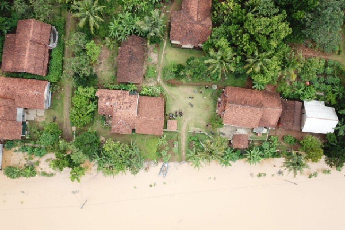 Banjir di Desa Madura Cilacap Mulai Surut