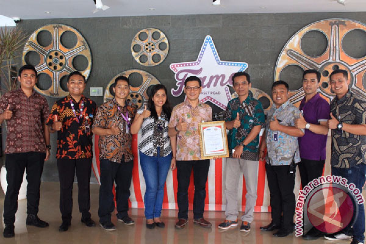 Fame Hotel Sunset Road Kuta-Bali Raih Sertifikasi Bintang 3