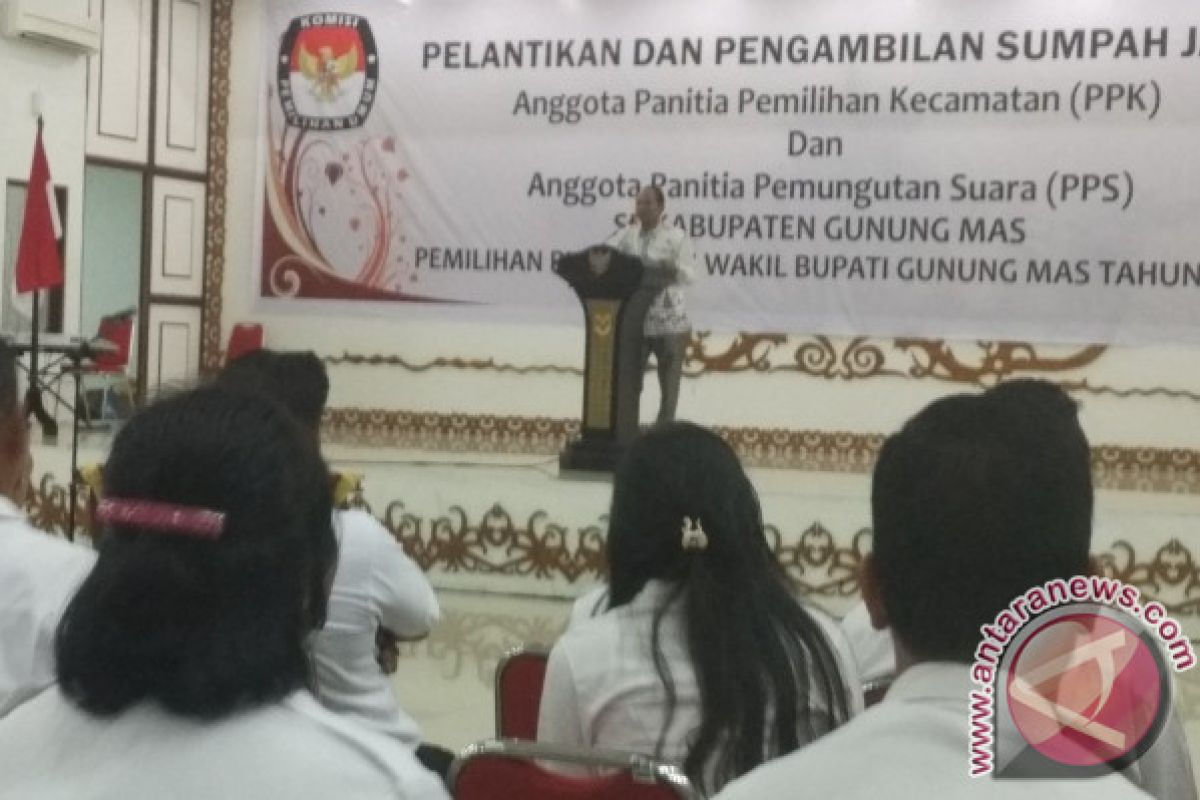 441 Anggota PPK dan PPS Dilantik, Diminta Bijak Gunakan Medsos