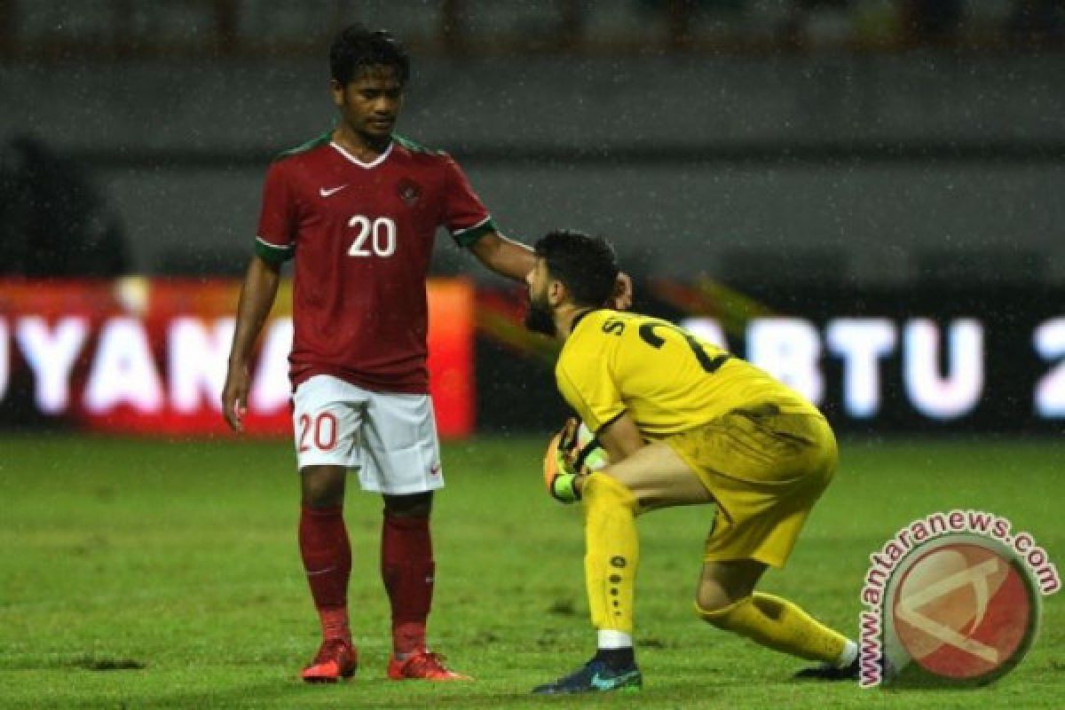 Indonesia kalah 0-1 dari Suriah di laga persahabatan