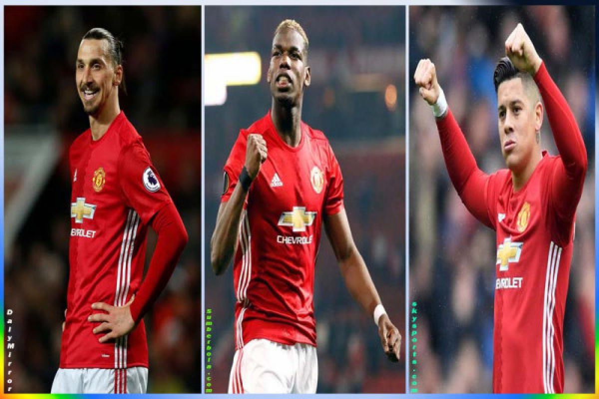 Ibrahimovic, Pogba dan Rojo Akan Diturunkan Saat Lawan Newcastle