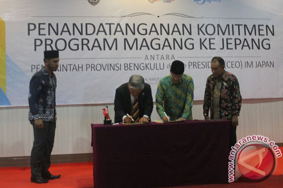 Pemuda Bengkulu berkesempatan magang kerja di Jepang