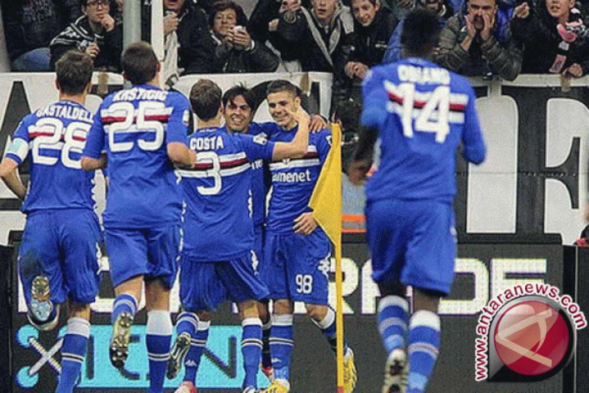 Juventus kalah 2-3 dari Sampdoria