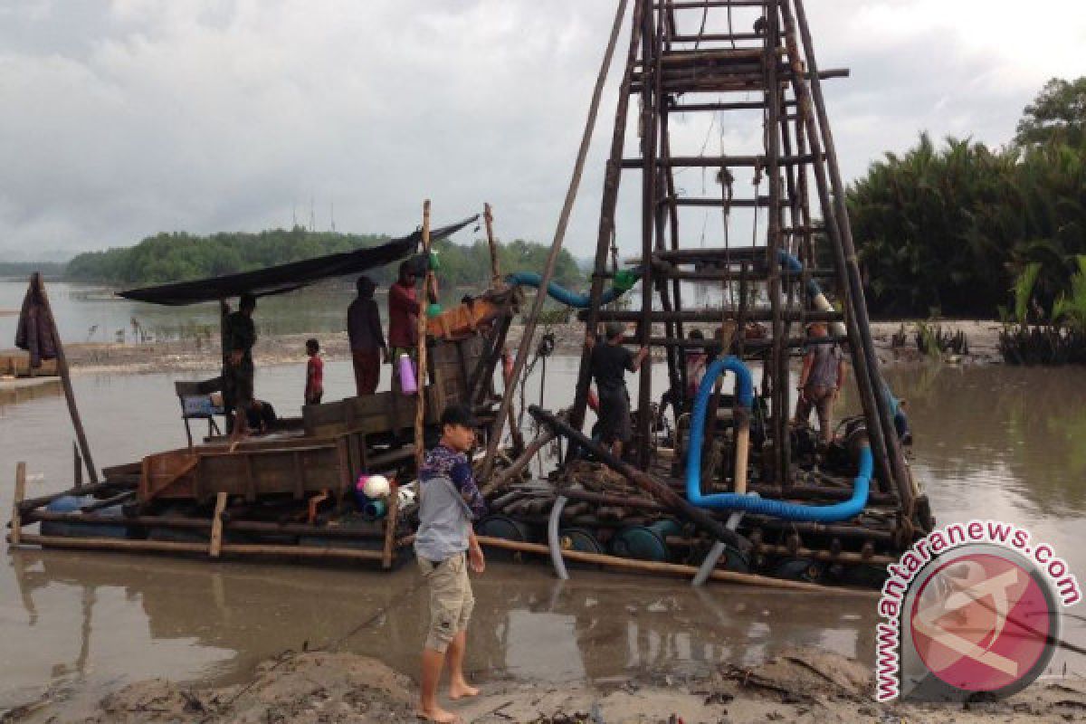 Polair Bangka Belitung Ringkus Pelaku Penambangan Ilegal