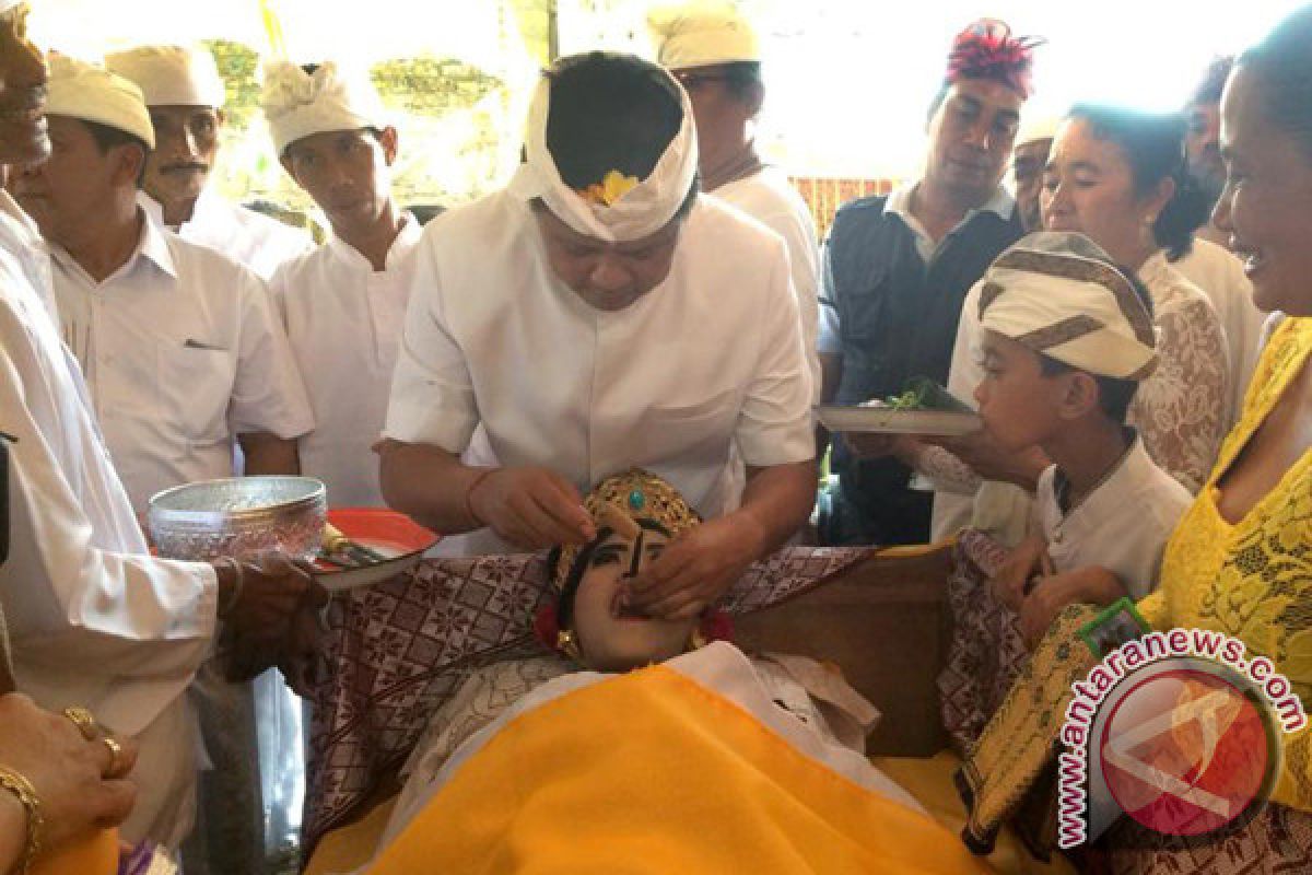 Wagub Sudikerta Hadiri Ritual Potong Gigi Massal