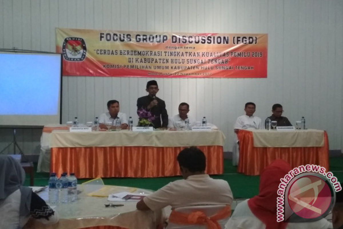 KPU HST Gelar FGD Tingkatkan Partisipasi Pemilih