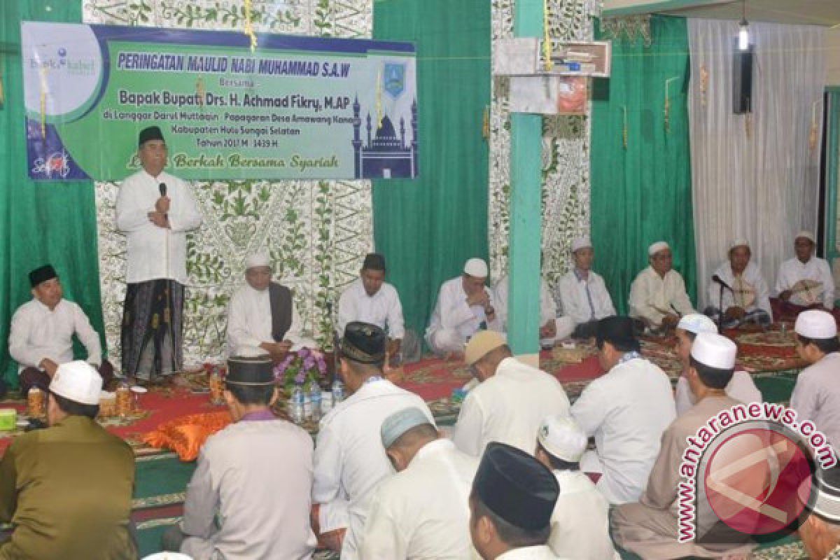 Bupati HSS Ajak Jemaah Menuntut Ilmu Agama