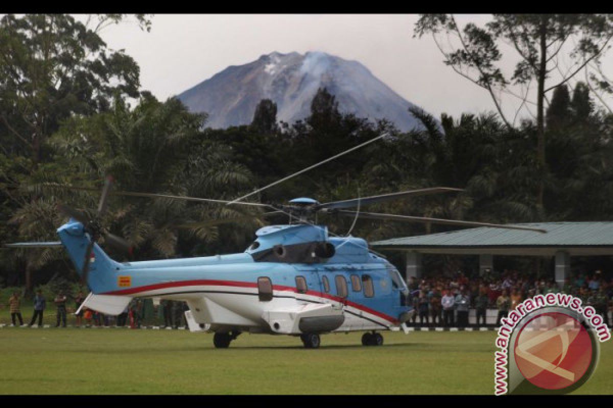 Presiden Gunakan Helikopter Menuju Bandara Silangit