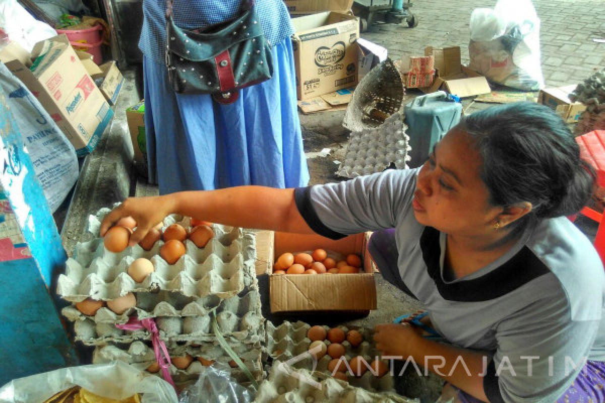 Harga Beras dan Telur Ayam di Madiun Masih Tinggi